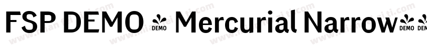 FSP DEMO - Mercurial Narrow字体转换